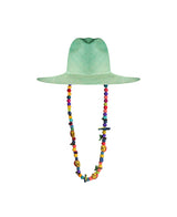 Light Green Colorful Bird Hat