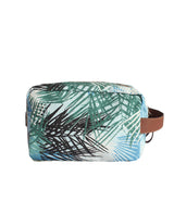 Blue Palm Toiletry Bag