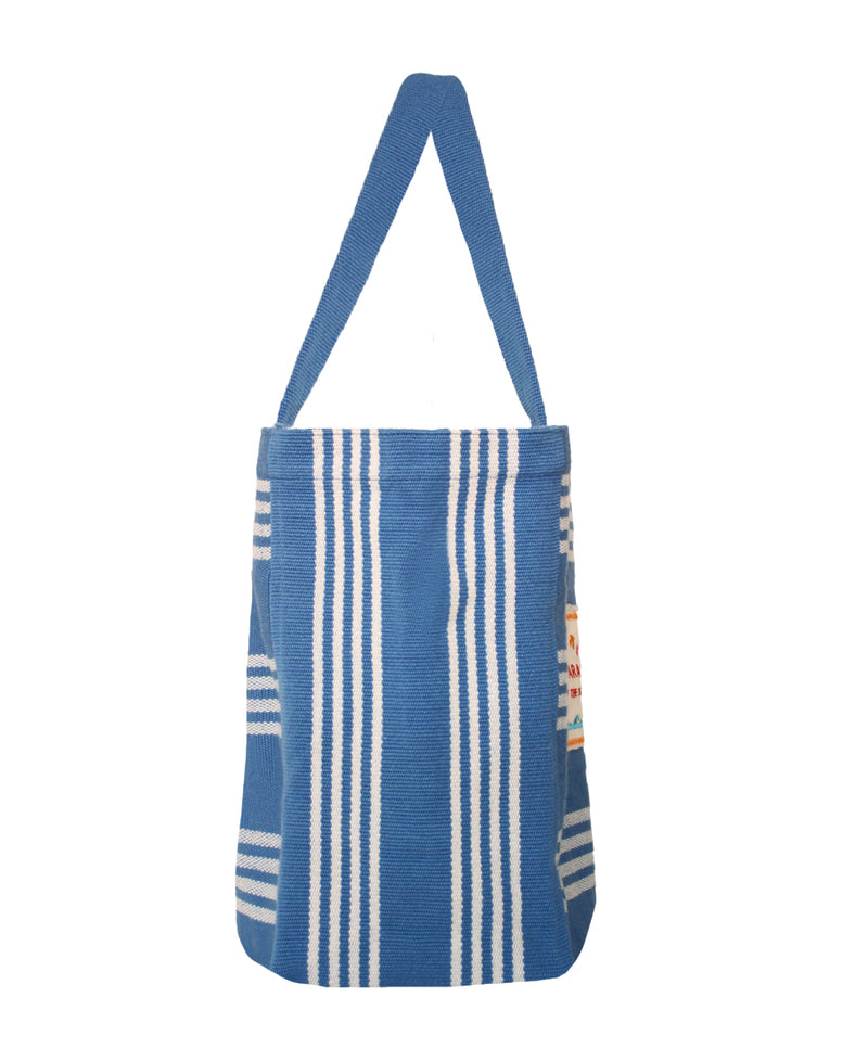 Blue Traveler Tote