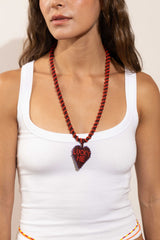 Lucky Me Brown Long Necklace