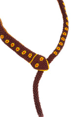 Brown Guardian Snake Necklace