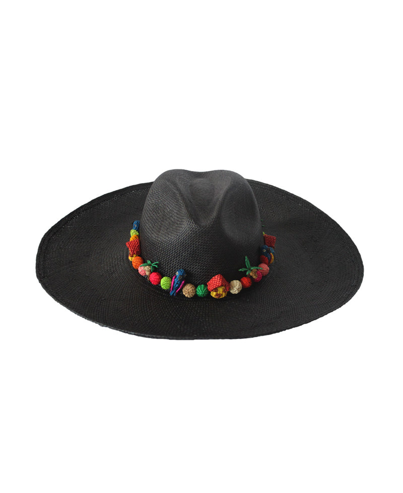 Black Mini Pajarito Hat (Pre-Order)