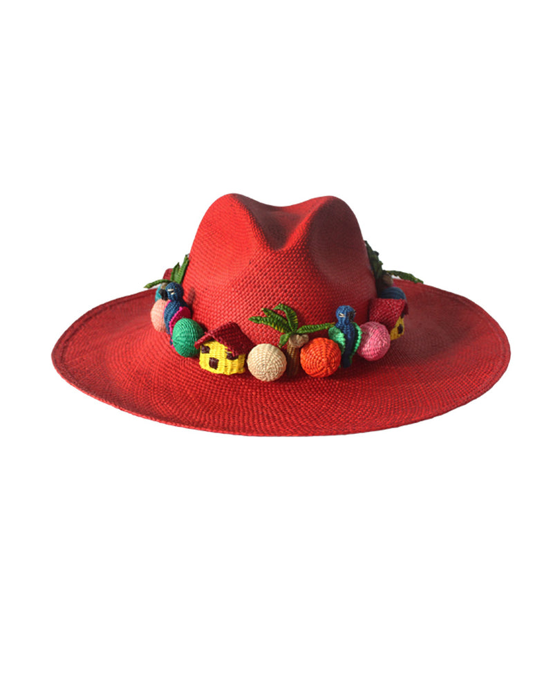Red Pajarito Hat (Pre-Order)