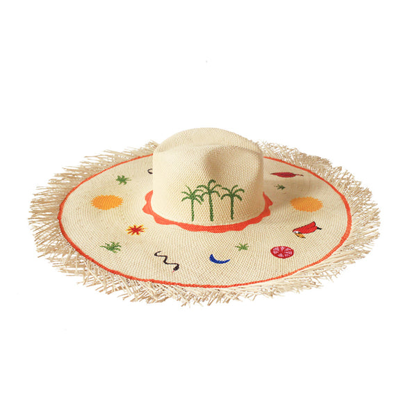 Hand-Painted Shiny Hat – Pájara Pinta